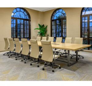  Steel framed conference table-77